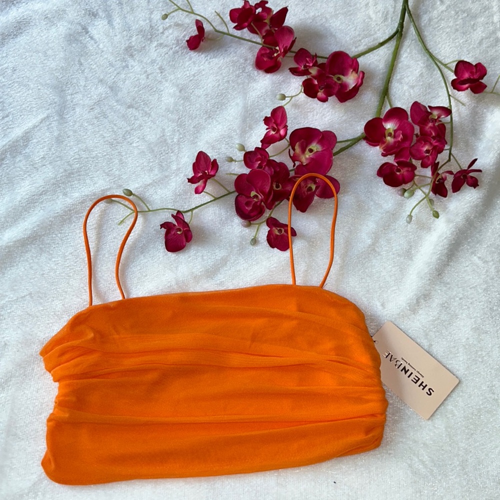 Orange Crop top